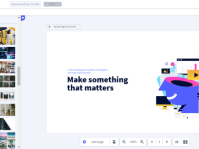 Screenshot of Genially