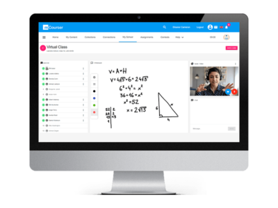 Screenshot of mCourser