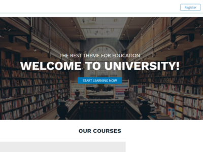 Screenshot of aQb LMS