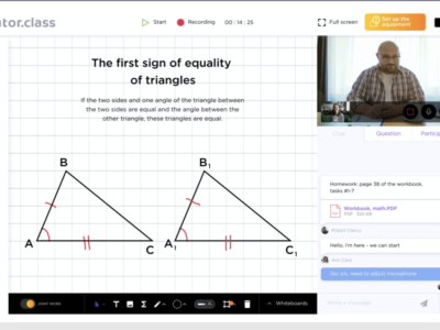 Screenshot of Tutor.Class