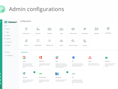 Screenshot of Calamari