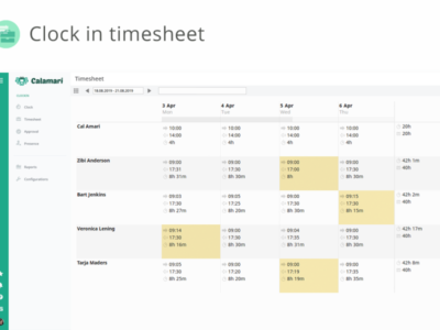 Screenshot of Calamari