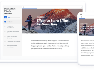 Screenshot of iSpring Cloud