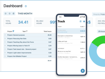 Screenshot of My Hours