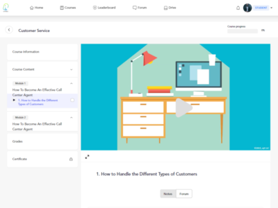 Screenshot of Learnry