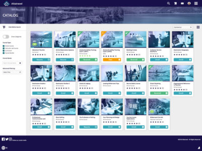 Screenshot of Absorb LMS