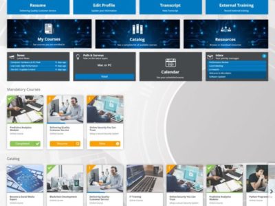 Screenshot of Absorb LMS
