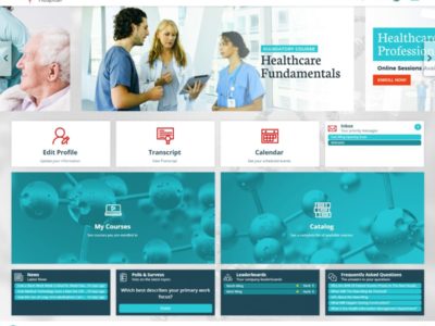 Screenshot of Absorb LMS