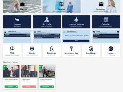 Screenshot of Absorb LMS