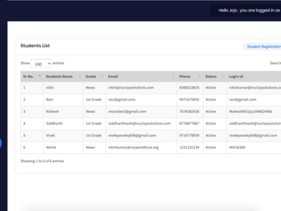 Screenshot of NuClass