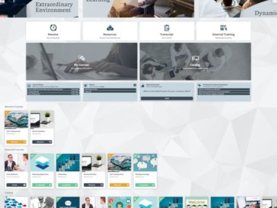Screenshot of Absorb LMS