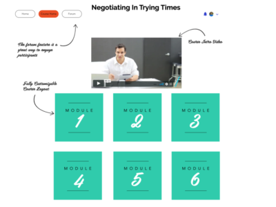 Screenshot of ETT Learn