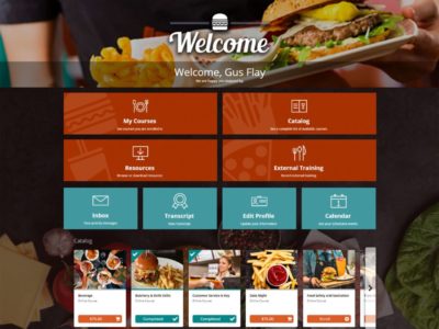Screenshot of Absorb LMS
