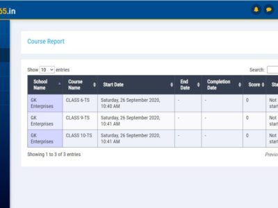 Screenshot of CNP LMS