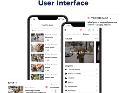 Screenshot of YOOBIC