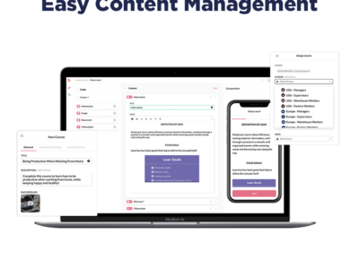 Screenshot of YOOBIC