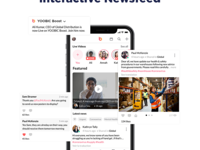 Screenshot of YOOBIC