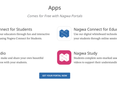 Screenshot of Nagwa