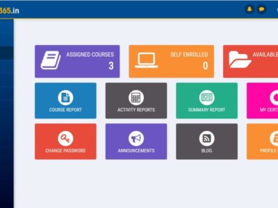 Screenshot of CNP LMS