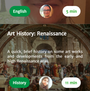 Screenshot of Learnie