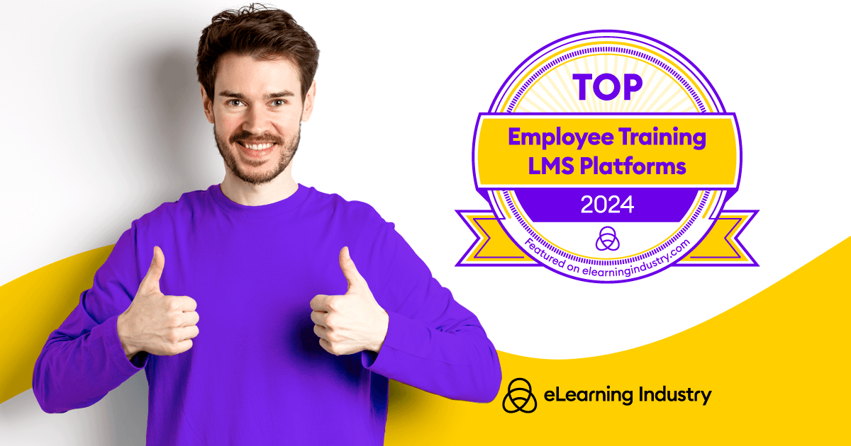 Top Employee Training LMS Platforms In 2024 Image With Badge 