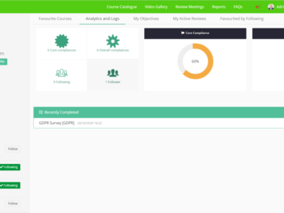 Screenshot of Traineasy LMS-X