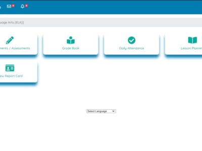Screenshot of EduBlooms School ERP