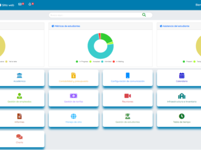 Screenshot of EduBlooms School ERP
