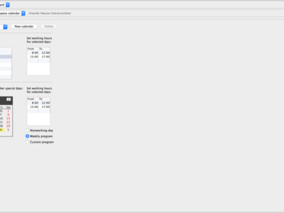 Screenshot of RationalPlan
