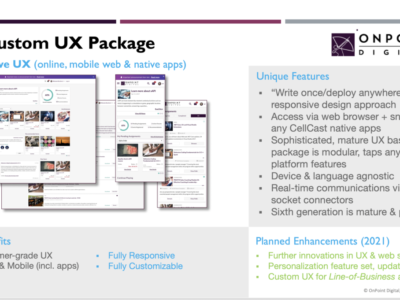 Screenshot of OnPoint Digital
