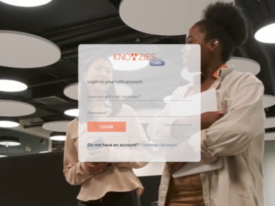 Screenshot of KnowziesLMS