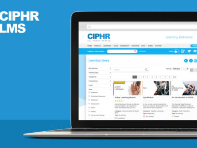 Screenshot of CIPHR LMS
