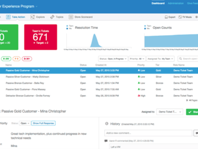 Screenshot of Qualtrics EmployeeXM