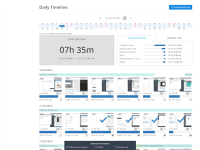 Screenshot of Monitask