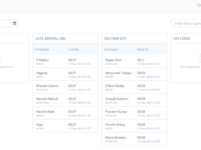 Screenshot of greytHR