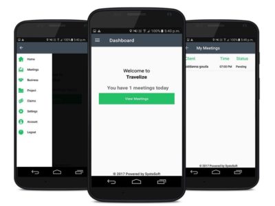 Screenshot of Travelize