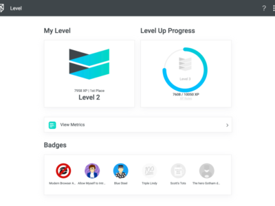 Screenshot of Intellum Platform