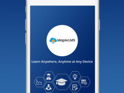 Screenshot of MapleLMS