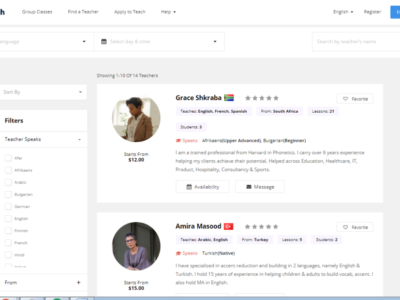 Screenshot of YoCoach