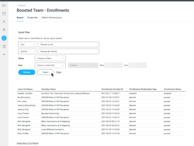 Screenshot of Intellum Platform