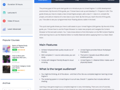 Screenshot of MasterStudy Education WordPress Theme