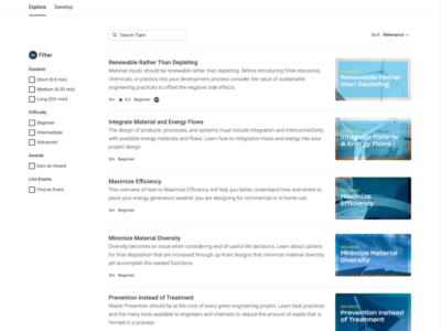 Screenshot of Intellum Platform