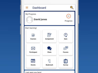 Screenshot of MapleLMS