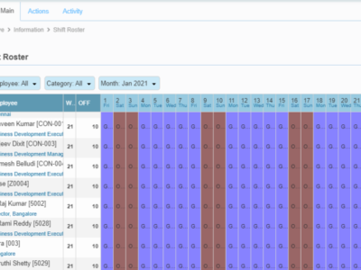 Screenshot of greytHR