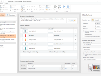 Screenshot of iSpring QuizMaker