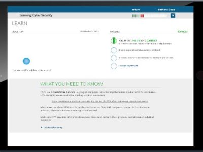 Screenshot of Amplifire eLearning