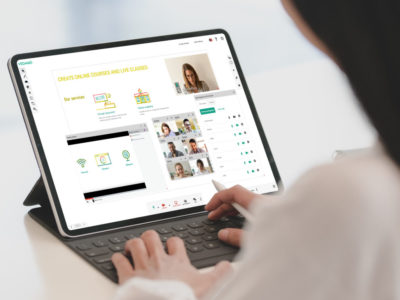 Screenshot of VEDAMO Virtual Classroom