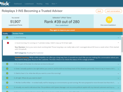 Screenshot of UPtick