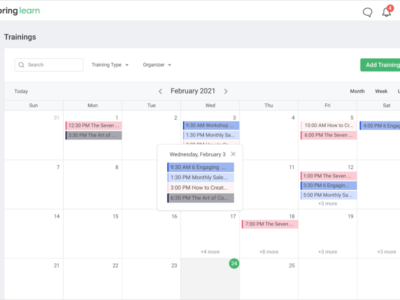 Screenshot of iSpring Learn
