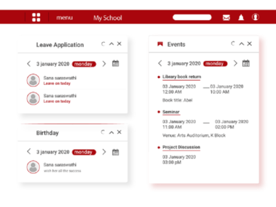 Screenshot of Fedena